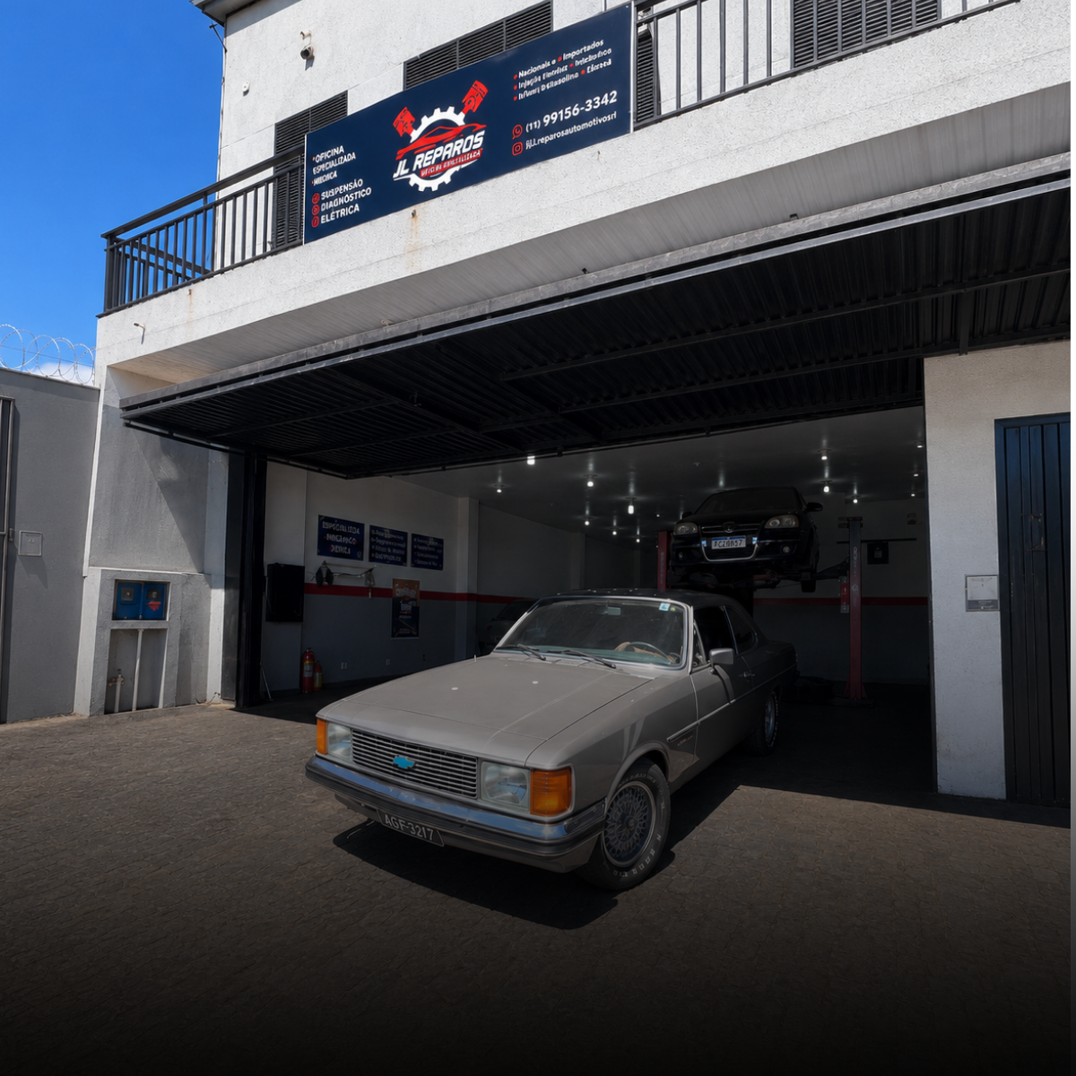 Estrutura da JL Reparos Automotivos em Londrina